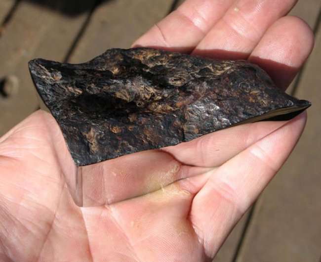 Удивительный образец Чинге-метеорита (3 фото)