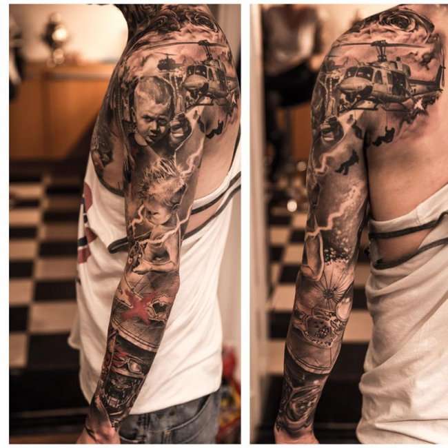 Невероятные татуировки от Ники Норберга (10 фото)