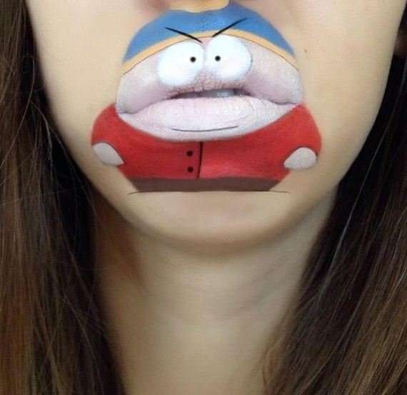 Мультяшные губы от Лауры Дженкинсое (21 фото)