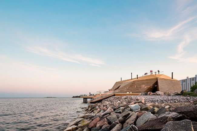 Необычная сауна открылась в Финляндии (15 фото)