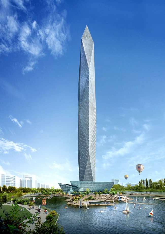 Первый в мире «невидимый» небоскреб Infinity Tower (7 фото)