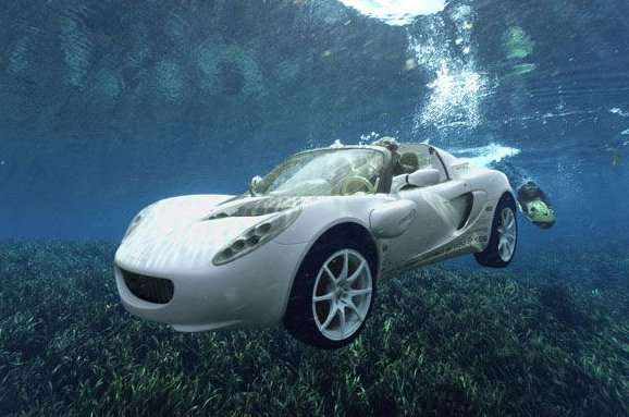 Автомобиль-амфибия Rinspeed sQuba (11 фото + видео)