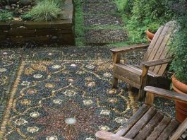 Стежки вимощені галькою (15 фото)