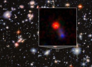 Une ancienne galaxie révèle un trou noir caché, remettant en question les théories de la croissance cosmique