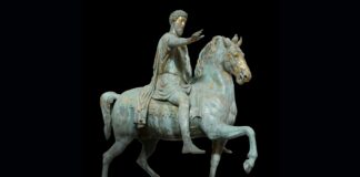 Остання кінна статуя язичницького римського імператора