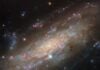 Хаббл розкрив космічну двійницю: галактика NGC 3137 зі спалахами зіркоутворення